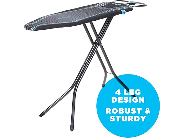Minky Homecare Ergo Ironing Board, Black and Blue