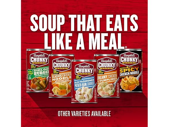 Campbell’s Chunky Healthy Request Soup, 18.6 oz.
