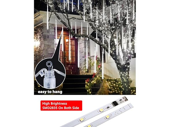Flacchi Christmas Lights Outdoor 20 Tubes LED