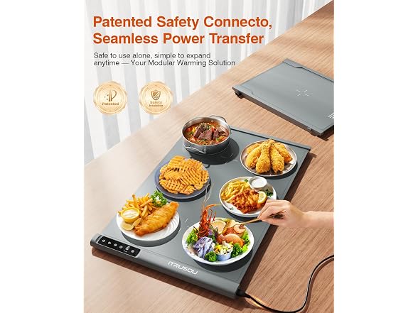 Food Warming Mat – Extendable Roll-Up