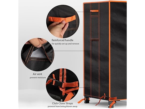 GREENER 8FT Firewood Rack Cover