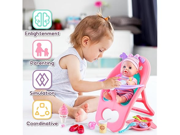 deAO baby doll Play Set
