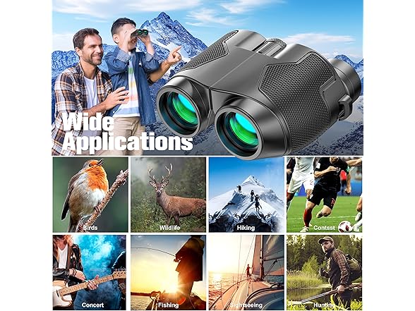 retulgie 12x25 Binoculars for Adults