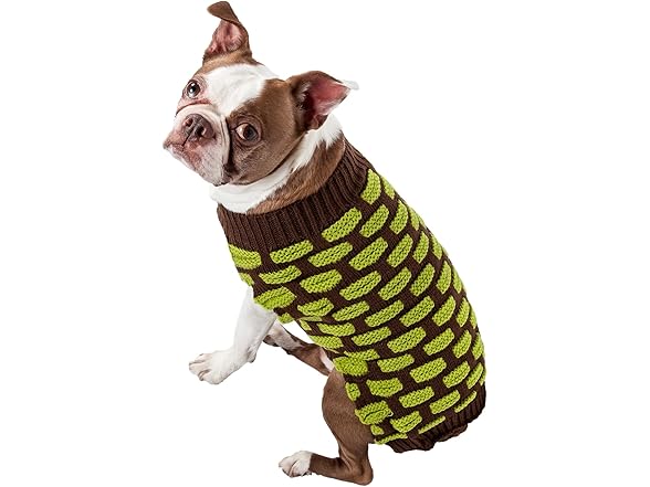 Pet Life ® Weaved Ribbed Pet Sweater
