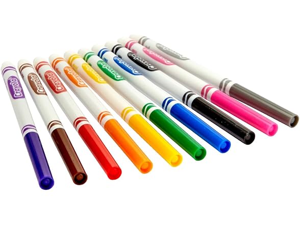 Crayola Fine Line Markers for Kids (12 Boxes)