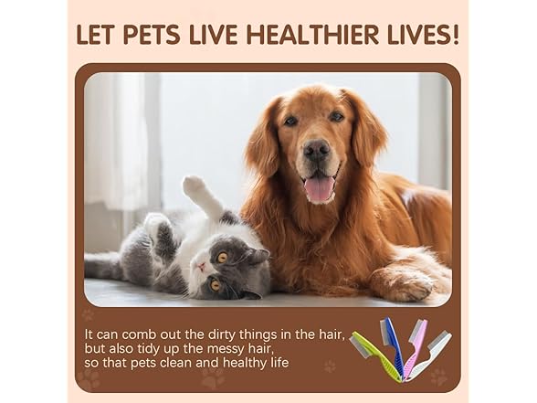 Multifunctional Pets Grooming Comb