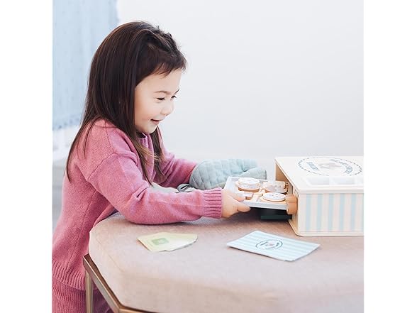 Pearhead Wooden Bakery Montessori Set