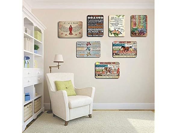 AMELIA SHARPE Vintage Tin Sign Cardinal