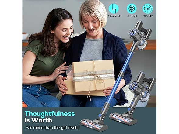 BOSSDAN PB101-BLUE Bossdan Cordless Vacuum, Stick Cordles