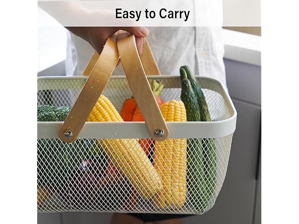 Metal Mesh Steel Harvest Basket