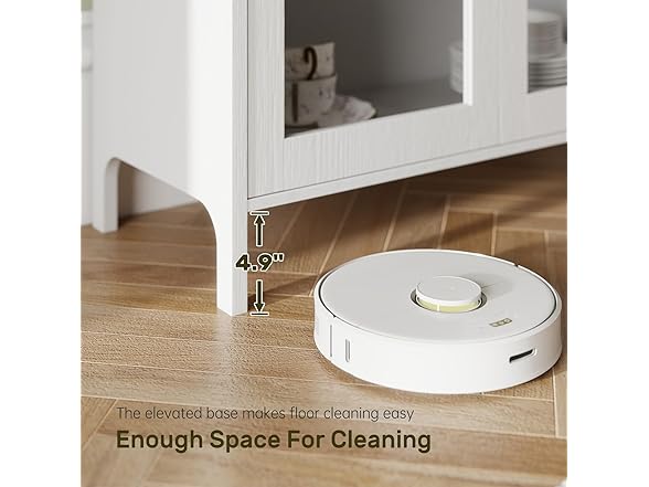 OBEKANN Sideboard Storage Cabinet with Adjustable Shelves