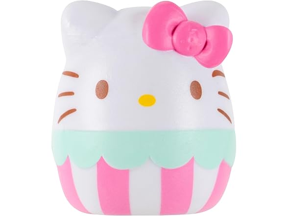 Squish-a-longs Hello Kitty Ice Cream Mini-Squish + Accessory 6-Pack