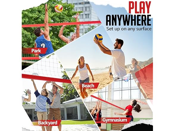 ZEALFEEL 12ft Volleyball Net