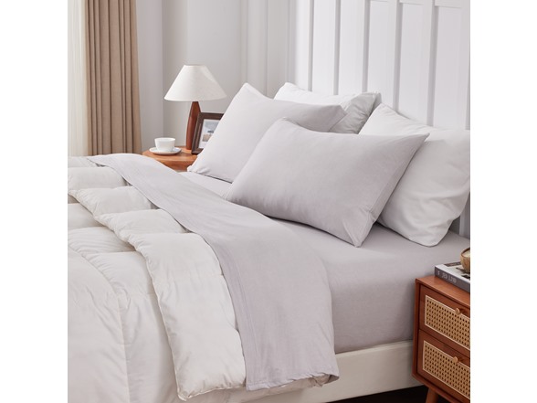 Kathy Ireland Jersey Knit Cotton Sheet Set