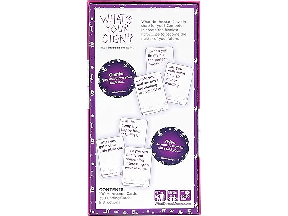 WHAT DO YOU MEME? What's Your Sign?