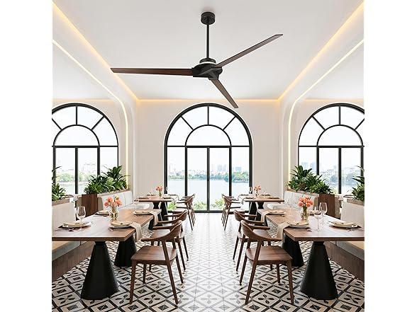 Parrot Uncle 70 Inch Art Deco Ceiling Fan with Remote