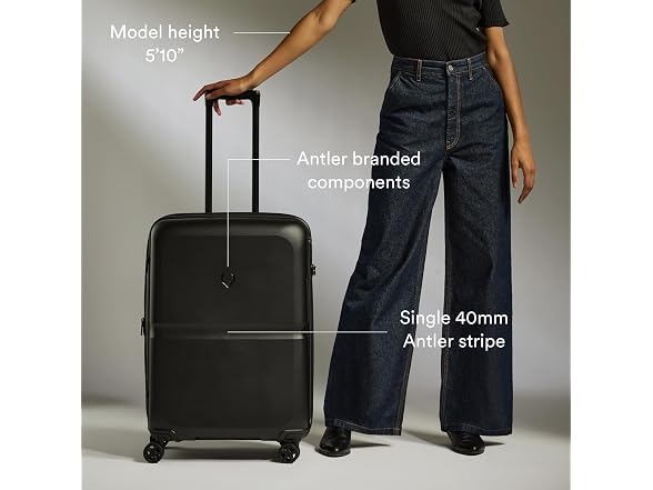 ANTLER Single Stripe 26" Medium Hard Shell Luggage