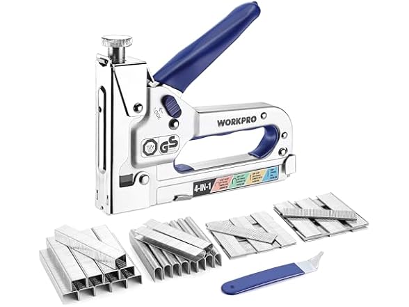WORKPRO 4-in-1 Staple Gun