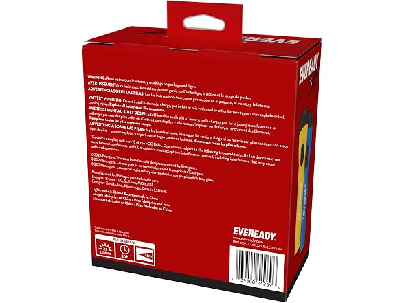 Eveready LED Flashlight 8PK
