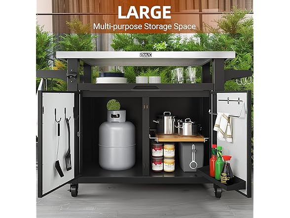 NUUK 42in Outdoor Kitchen Storage Island