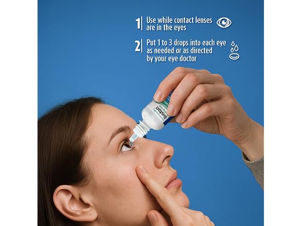 Boston Rewetting Drops RGP Contact Lens Comfort