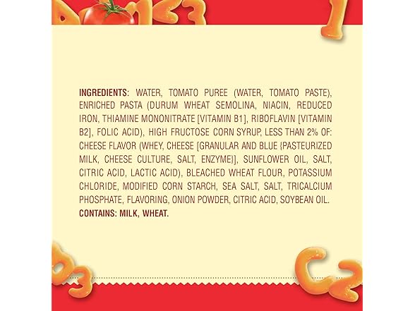 1CT Chef Boyardee Mini ABC's and 123's, 15 oz