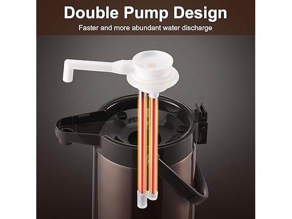 Coffee Carafe with Double Pump