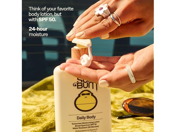 (Pack of 4) Sun Bum Daily SPF 50 Sunscreen Body Lotion
