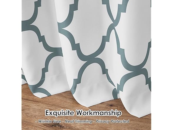 Melodieux Moroccan Fashion Curtains, 52"x63", (1 Panel)