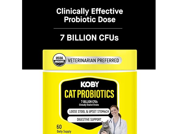 Koby Cat Probiotics | Daily Digestive Support