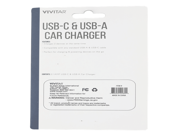 3.1A Dual USB Car Charger