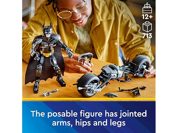 LEGO DC Batman Figure & The Bat-Pod Bike Building Toys