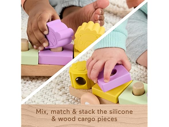 Fisher-Price Wood Stacking Train