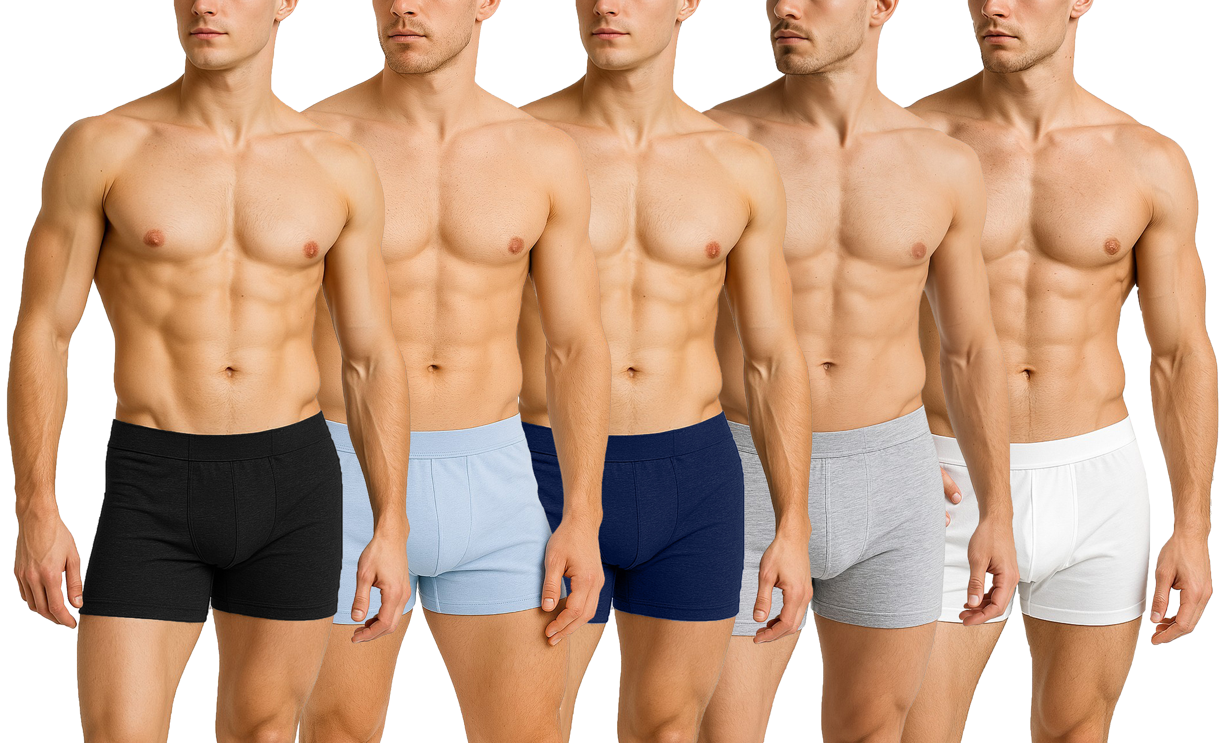 6-12Pk Asst Cotton Stretch Boxer Briefs - Gallery 8