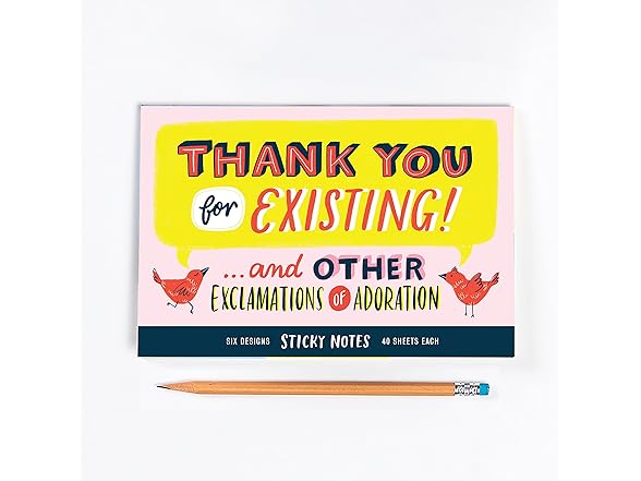 Em & Friends Thank You Sticky Note Packet