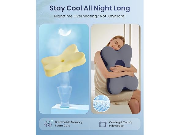 FAIORD Cervical Pillow Dark Grey