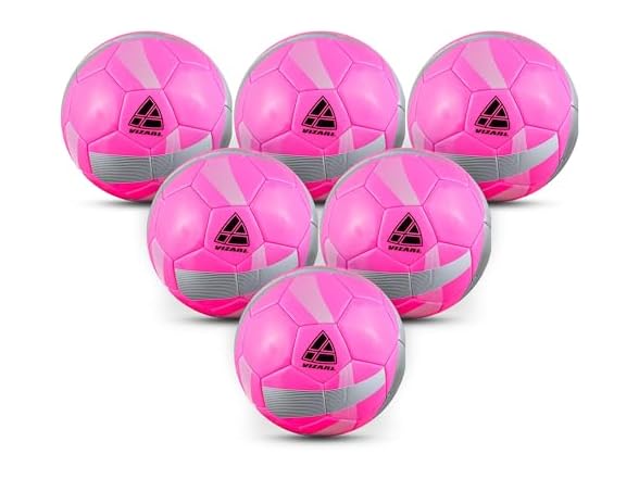 Vizari Soccer Ball For Kids Pack of 6
