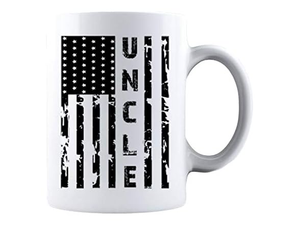 KROPSIS Uncle Vintage American Flag Mug