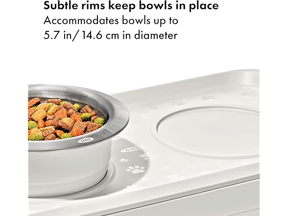 OXO Pet Adjustable Elevated Feeder