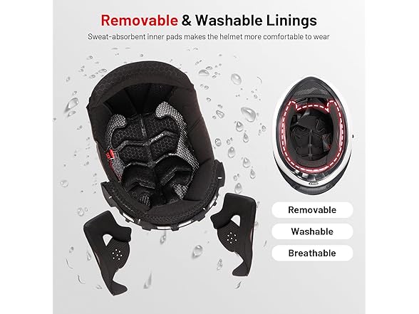 RSYSO Full Face Motorcycle Helmet