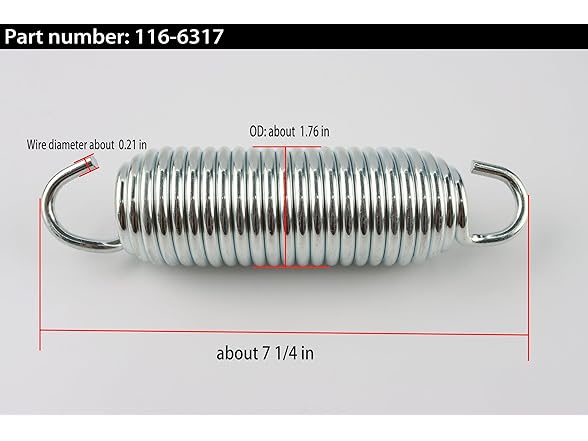 Indanpow Replacement 116-6317 Extension