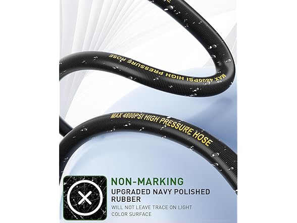 Pressure Washer Hose 4800PSI (Choose Size)