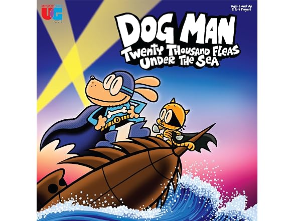 Dog Man Twenty Thousand Fleas Under the Sea Board Game