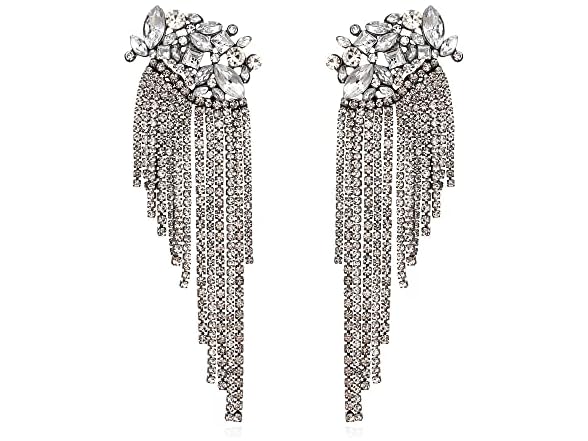 LOVE&CLOVER Black Dangling Earrings