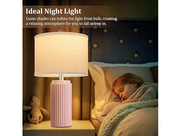 TOBUSA Modern Table Lamps