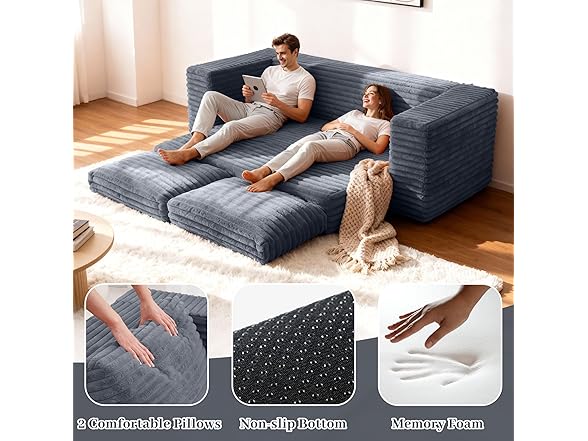 Kasunpul 62" Convertible Sofa Bed