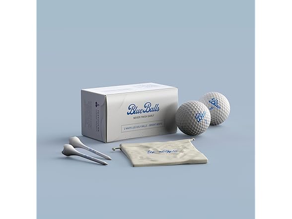 Blue Balls Premium LED Light Up Golf Balls