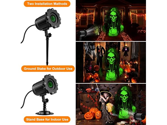 Nagudenfo Waterproof Skull Projector