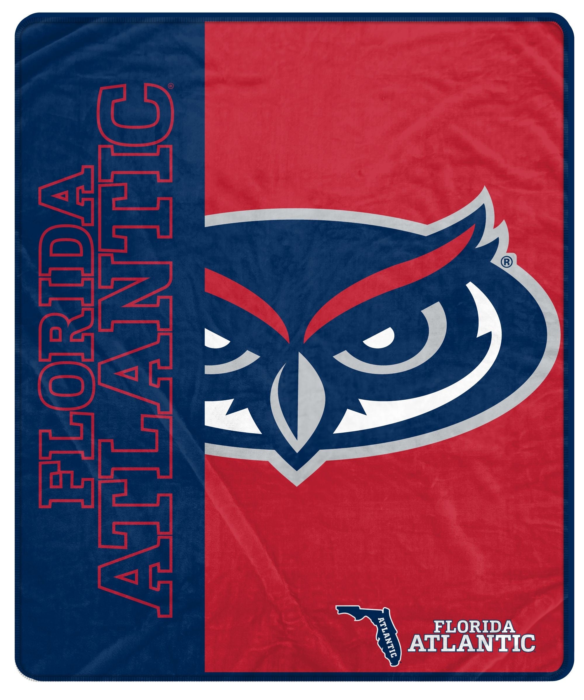 NCAA Side Bar Big Logo Blanket (50 x 60) - Gallery 11