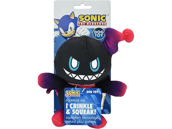 Multipet Sonic Chao - Dark Plush Dog Toy
